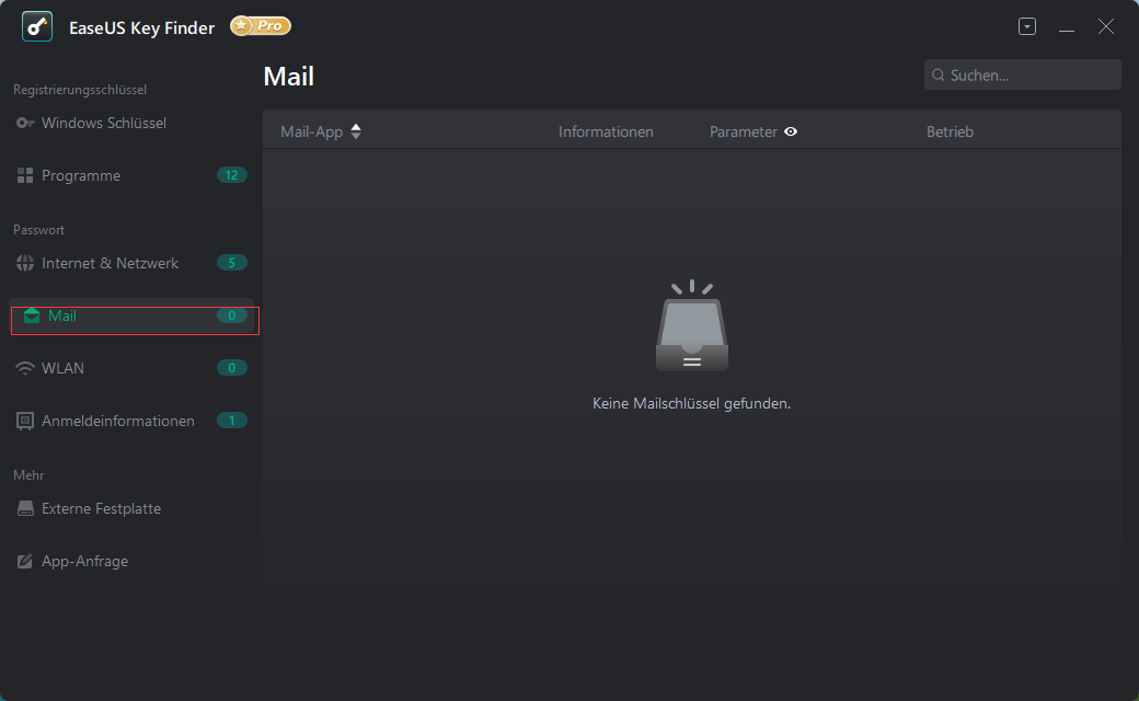 Auf Mail klicken