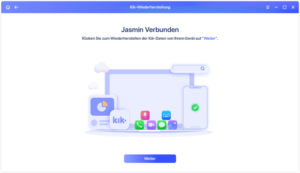 Stellen Sie sicher, dass Ihr Telefon über Kik verfügt